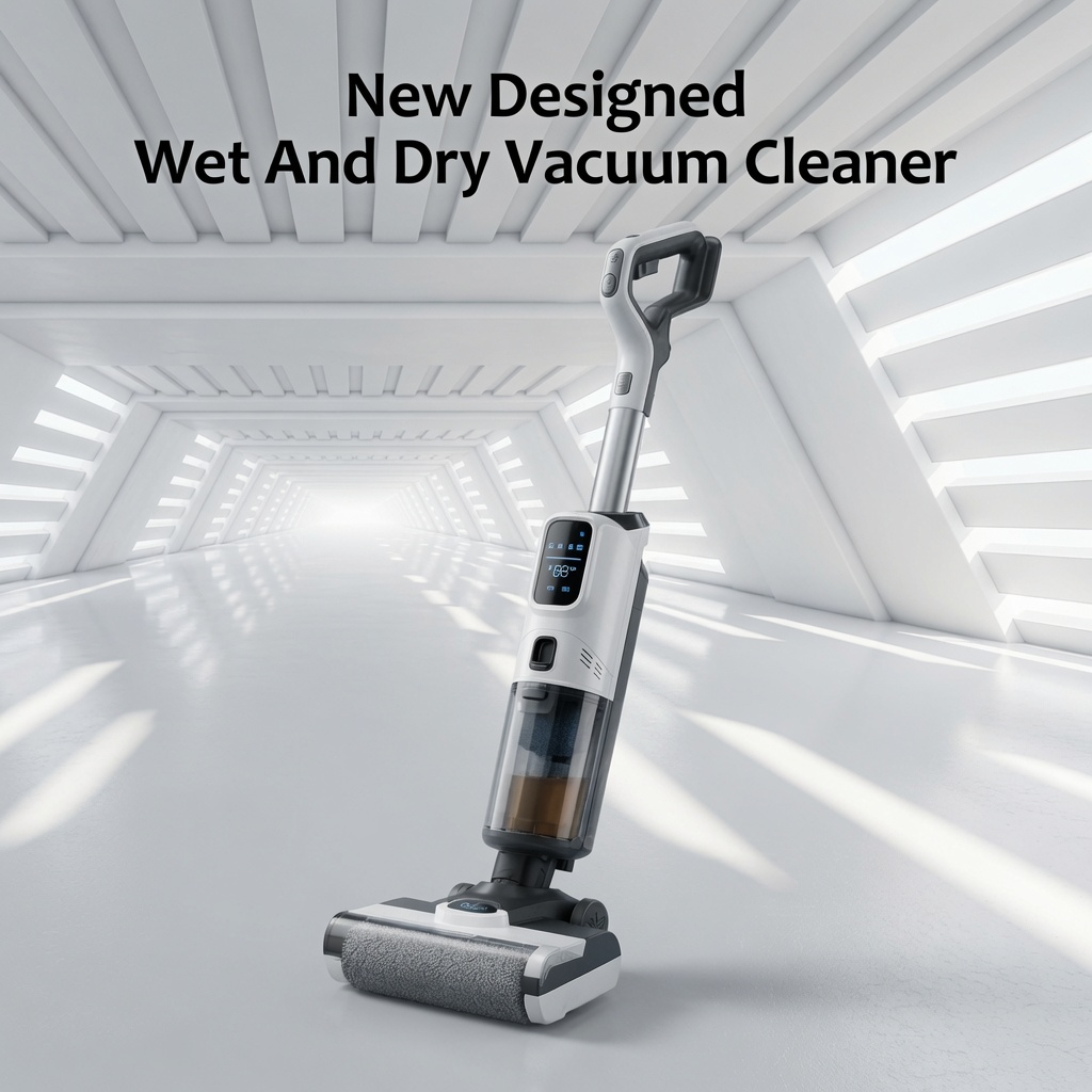 Smart Cordless Wet & Dry Vacuum Cleaner Frame Presentation